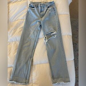 Abercrombie & Fitch Ultra High Rise 90s Straight Jean